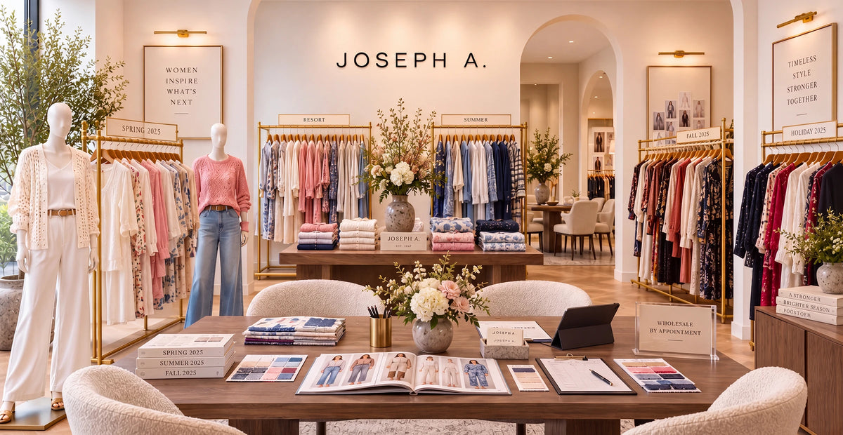 The Joseph A. wholesale showroom